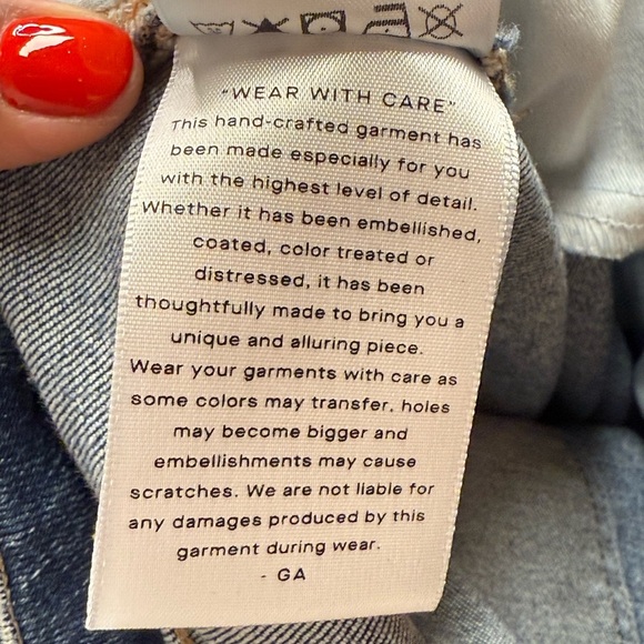 Good American Women’s Jeans Good Petite Straight Indigo 254 light acid wash 15 - Picture 9 of 11